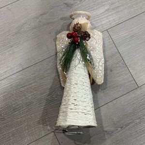 Elegant Cream Angel Holiday Decoration